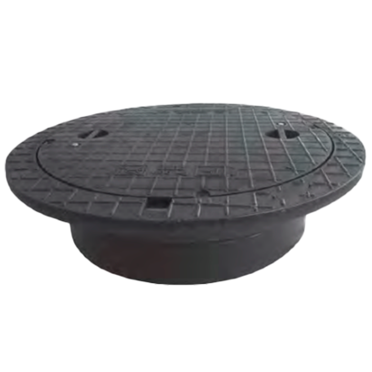 Ø600 dæksel i komposit m/karm